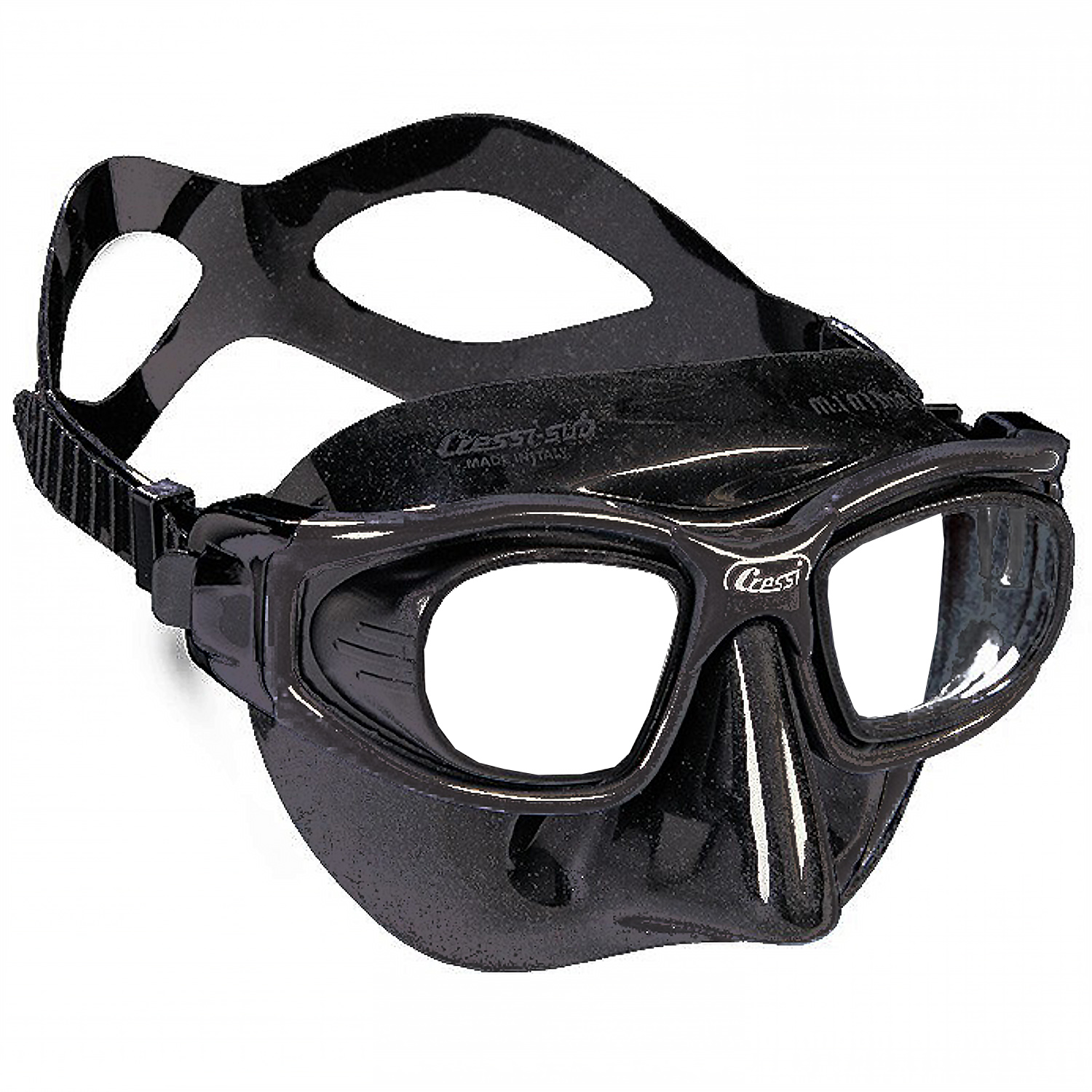 2022 Cressi Minima Diving / Snorkelling Mask Black/Black DS292050