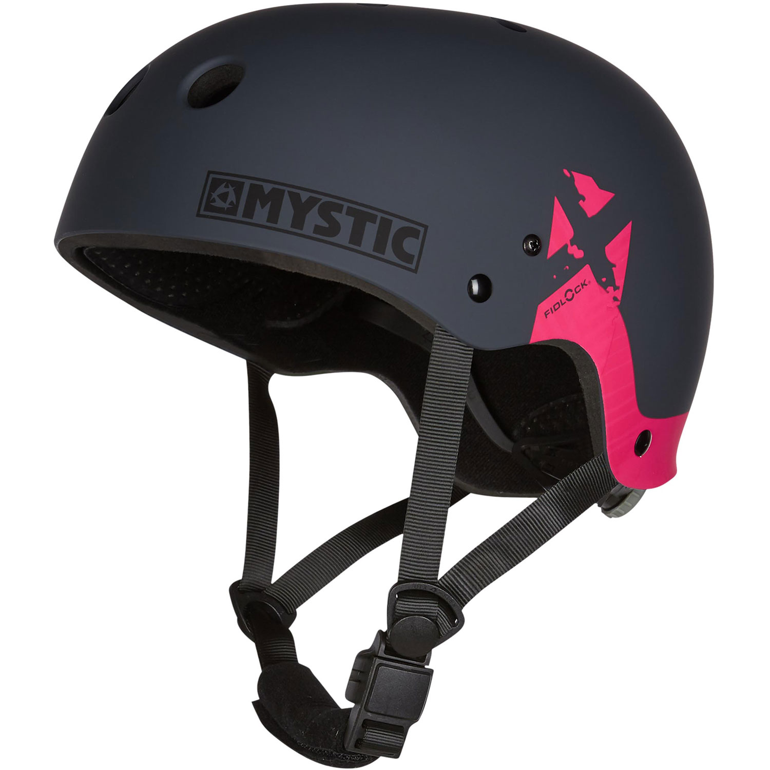 2020 Mystic MK8X Kite & Wakeboarding Helmet Phantom Grey Coast