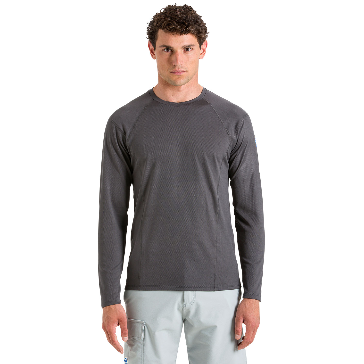 2020 North Sails Quick Dry Long Sleeve Tech T-Shirt - Dark Grey ...