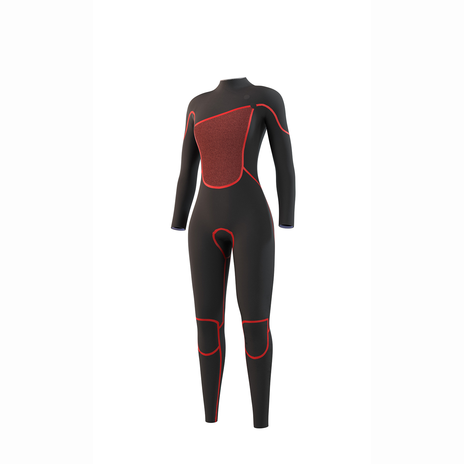 Mystic Womens The One 3/2 GBS Zip-Free Wetsuit - Pastel Lilac