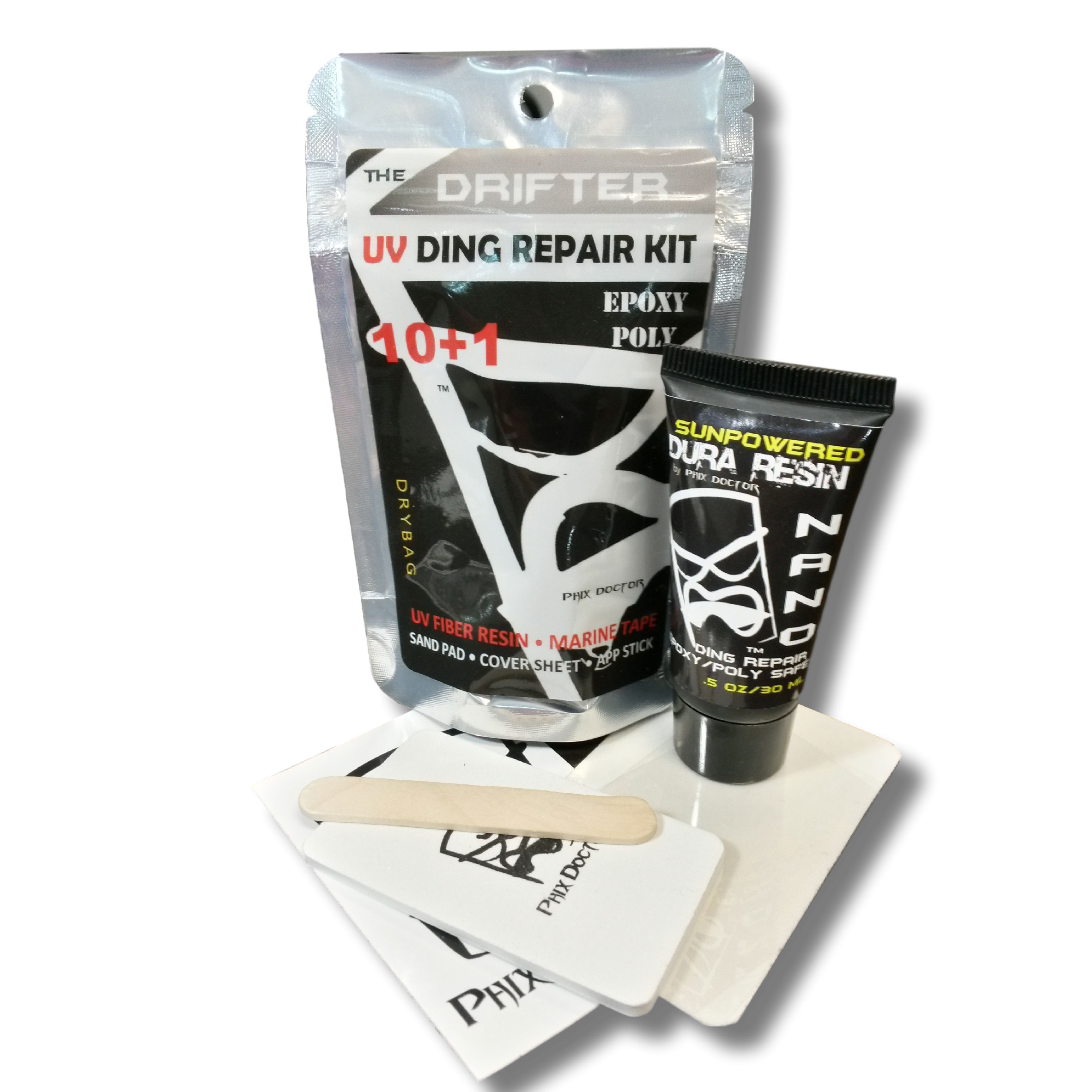 Surfboard shop repair kit
