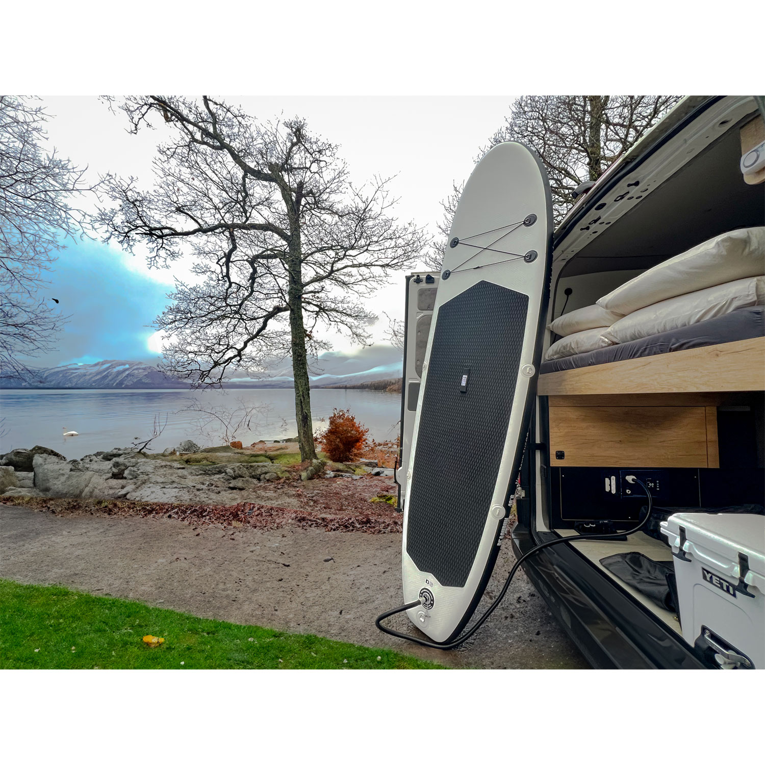 Scanstrut Atmos Built in 12v SUP Pump for Boats & Campervans