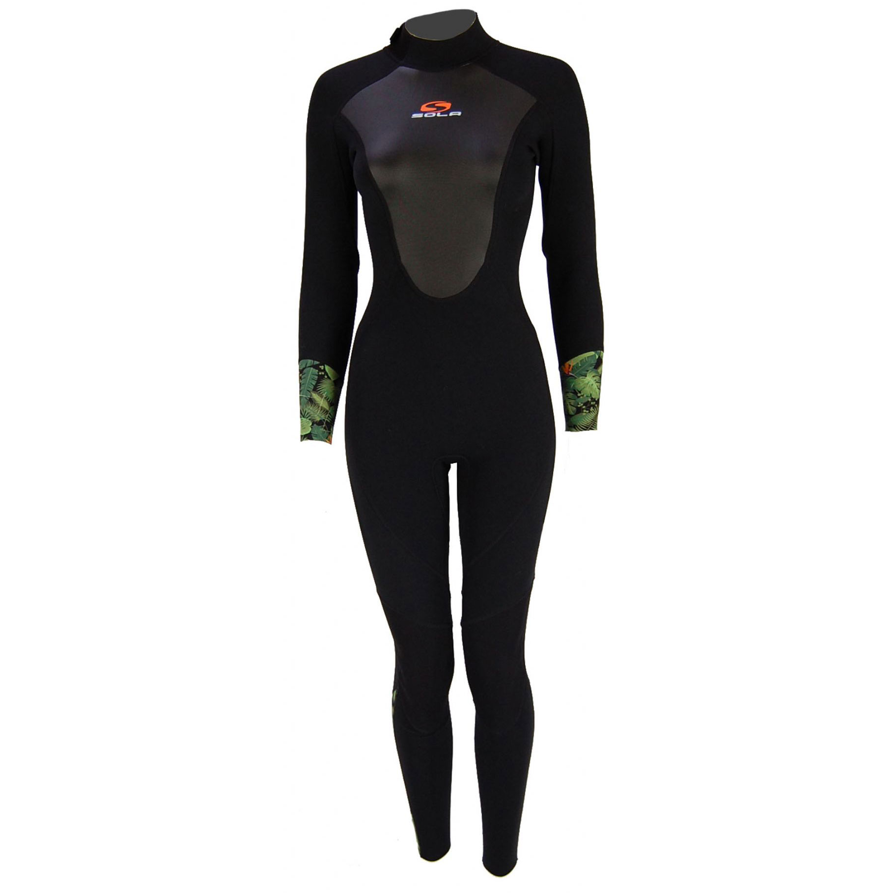 Sola Womens Ignite 3/2mm Fullsuit Wetsuit 2021 Black 