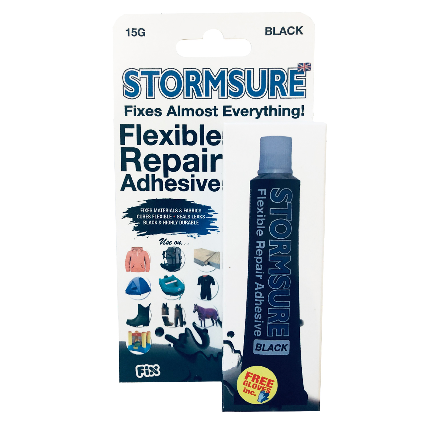 Stormsure Boot, Shoe & Wader Repair Kit, Cleaning, Protection and Glue, Equipment