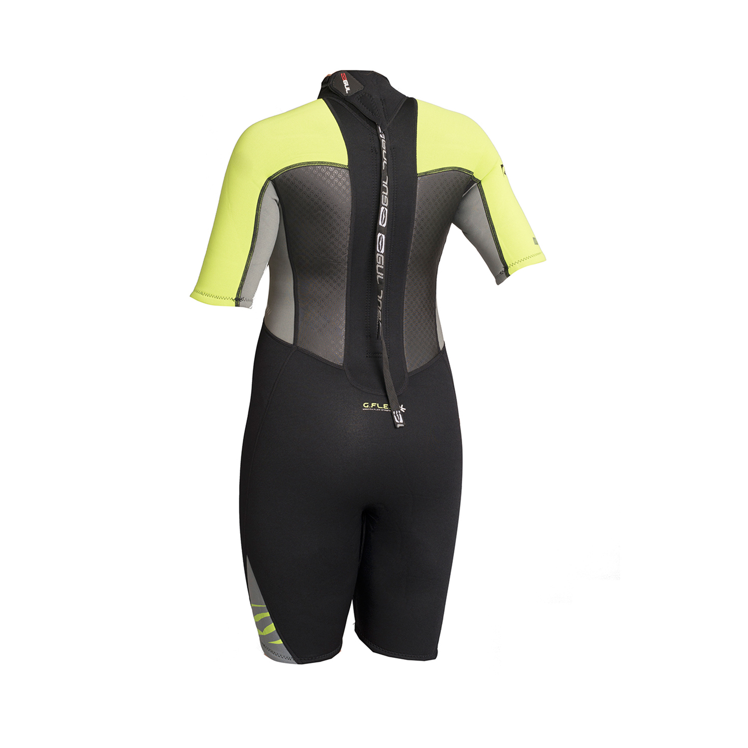 Gul Junior Response 3/2mm Shorty Wetsuit 2020 Black/Lime Coast