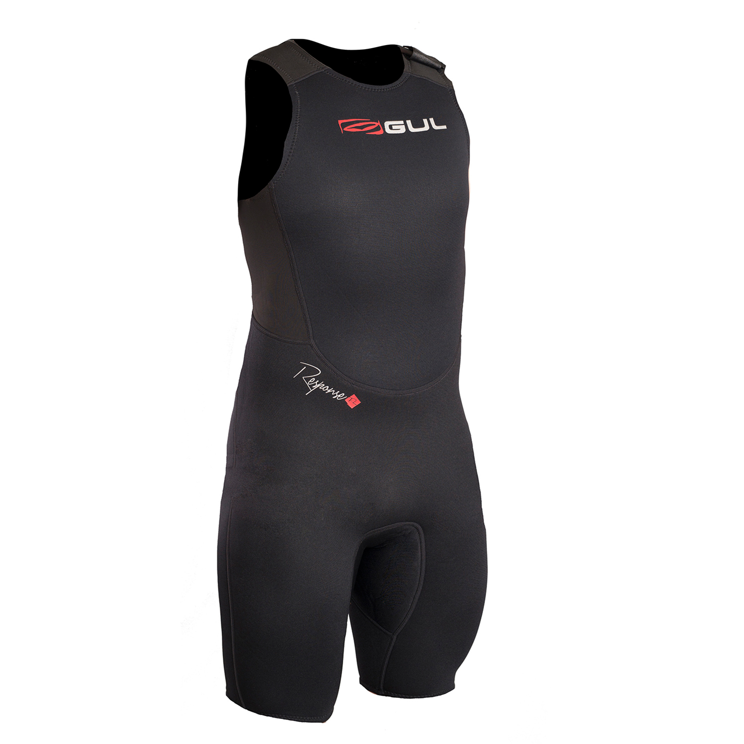 Gul Response 3/2mm Flatlock Short John Wetsuit 2019 Black Coast Water Sports