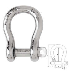Wichard 5mm Captive Pin Forged Bow Shackle