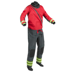 Palm Rescue Professional Drysuit - Red/Jet Grey - 12137