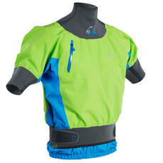 Palm Zenith Short Sleeve Kayak Jacket - Lime/Ocean