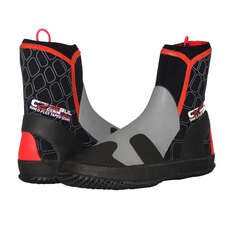 Gul Code Zero Pro Split Toe 5mm Wetsuits Boots - Black/Red