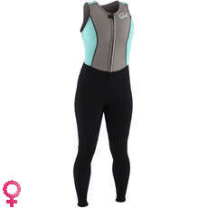 Gul Womens Response Flatlock Long Jane 3mm Wetsuit - Black/Pstcho Gul Womens Response Flatlock Long Jane 3mm Wetsuit - Black/Pstcho