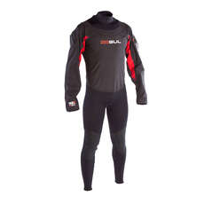 Gul Ballistic Semi Dry Drysuit - Black/Red - LARGE