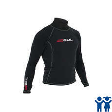 Gul Evotherm Flatlock Short Sleeve Junior Rash Vest/Guards - Black