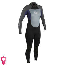 Gul Response Blindstitch Steamer 5/3mm Womens Wetsuit - Blk/Mul