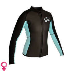 Gul Response Flatlock Bolero 3/2mm Womens Wetsuit Jacket - Blk/Pt