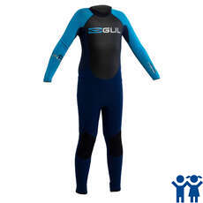 Gul Response Steamer 3/2mm Junior Wetsuit - Navy/Elec Gul Response Steamer 3/2mm Junior Wetsuit - Navy/Elec