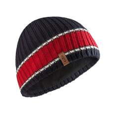 Gill Band Stripe Beanie - Navy/Red/White