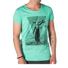 Mystic Kitesurfing T Shirt -  Blind Judge - Paradise Green melee