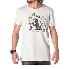Mystic Kitesurfing T Shirt - Viento - Dirty White