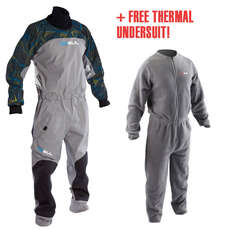 Gul ENFORCER Back Zip Drysuit - FREE THERMAL UNDERSUIT Gul ENFORCER Back Zip Drysuit - FREE THERMAL UNDERSUIT
