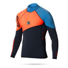 Mystic Crossfire Longleeve Rashvest - Coral