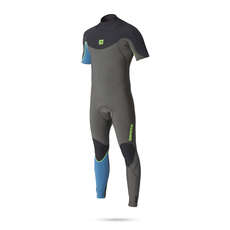 Mystic CROSSFIRE 3/2 GBS Shortarm Backzip Wetsuit - Grey