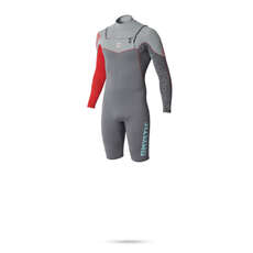 Mystic NICK DAVIES 2/2 GBS Longarm Shorty Front Zip Wetsuit - Red Mystic NICK DAVIES 2/2 GBS Longarm Shorty Front Zip Wetsuit - Red