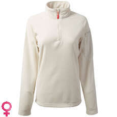 Gill Womens Grid Microfleece - Oatmeal