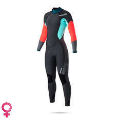 Mystic Womens DIVA 5/3mm GBS Back-Zip Wetsuit - Teal