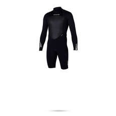 Mystic STAR 3/2 Flatlock Backzip Longarm Shorty Wetsuit - Black Mystic STAR 3/2 Flatlock Backzip Longarm Shorty Wetsuit - Black