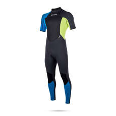 Mystic Star 3/2 Flatlock Back-Zip Shortarm - Lime