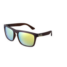 Sinner Thunder Sunglasses - Cry Matt Brown / Yellow Revo Lens