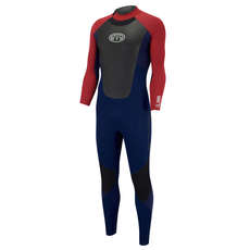Animal Lava 4/3 Blindstitched Backzip Wetsuit - Dark Navy