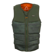 Follow Stow Cook Impact Wakeboard Vest - Olive