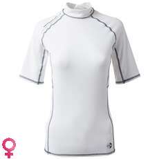 Gill Womens Pro Rash Vest Short Sleeve - White Gill Womens Pro Rash Vest Short Sleeve - White