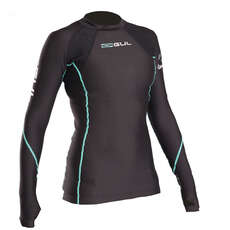 Gul Womens Evotherm Long Sleeve Thermal Rashguard - Black
