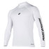Magic Marine Cube Long Sleeve Rash Vest - White