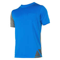 Magic Marine Cube Short Sleeve Quick Dry Top - Blue