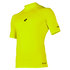 Magic Marine Cube Short Sleeve Rash Vest - Flash Yellow
