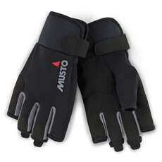 Musto Essential Short Finger Sailing Gloves -  - Black
