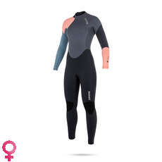 Mystic Womens DUTCHESS 3/2mm GBS Backzip Wetsuit - Pewter Mystic Womens DUTCHESS 3/2mm GBS Backzip Wetsuit - Pewter