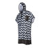 Mystic ALLOVER Print Poncho / Fleece / Changing Robe - Light Grey