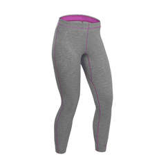 Palm Arun Womens Leggings Baselayer Pants - Heather Grey