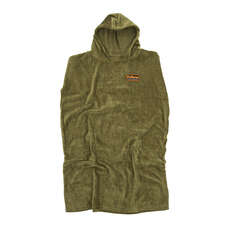 Follow Hooded Poncho Towelie - Army Green