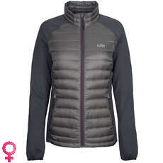 Gill Womens Hybrid Down Jacket - Pewter Gill Womens Hybrid Down Jacket - Pewter