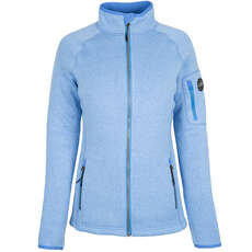 Gill Womens Knit Fleece Jacket - Light Blue Gill Womens Knit Fleece Jacket - Light Blue
