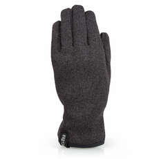 Gill Knit Fleece Gloves  - Ash