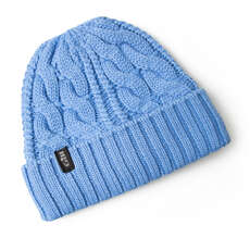 Gill Cable Knit Beanie - Light Blue