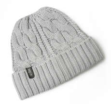 Gill Cable Knit Beanie - Medium Grey