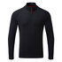 Gill Mens UV Tec Zip Neck Long Sleeve Tee - Navy